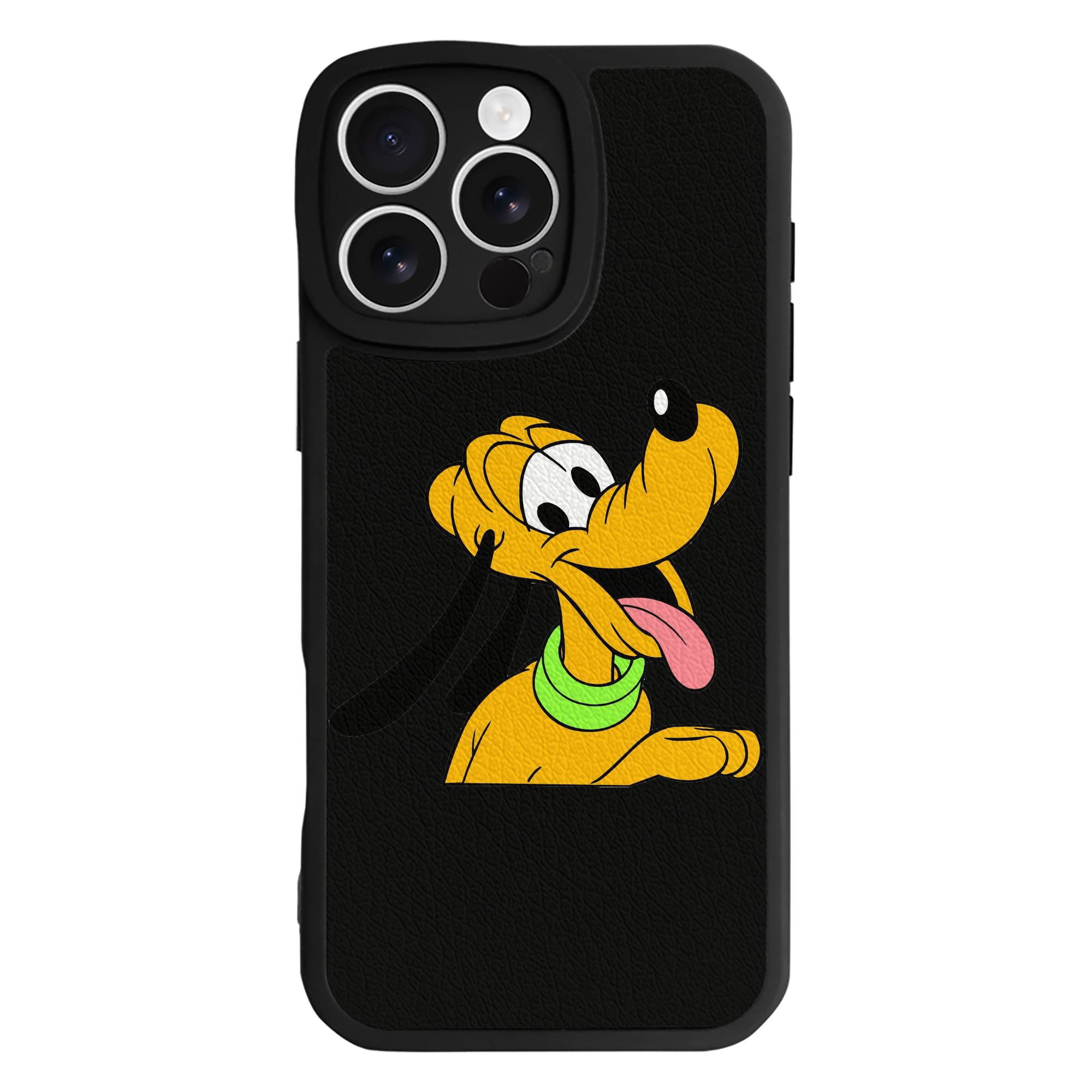 （画像用） ミッキーマウス Mickey Mouse 【iPhone 16シリーズ対応】シリコンスマホケース（レザー調） 材質：シリコン